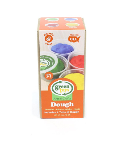Masa Creativa Green Toys 4 Paquete Multicolor 0,45 kg