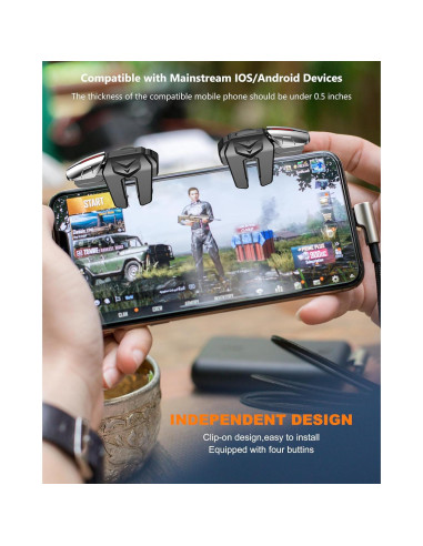 Controlador de Juego Móvil ACEDAYS para Android e iPhone