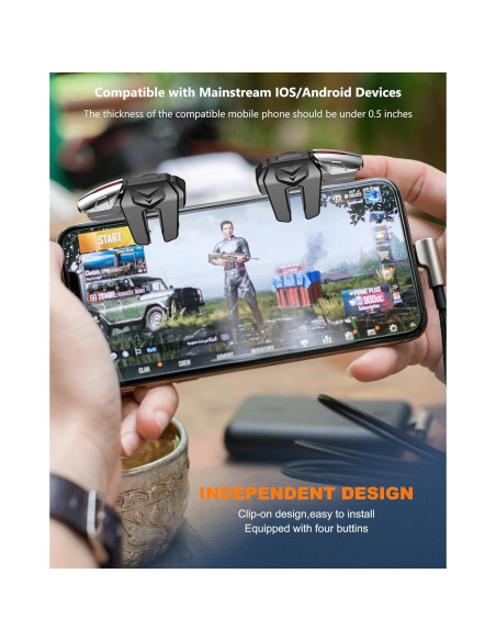 Controlador de Juego Móvil ACEDAYS para Android e iPhone