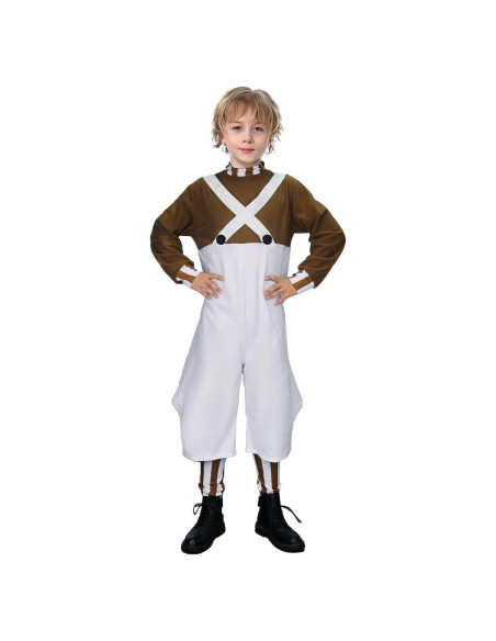 Disfraz de Trabajador de Fábrica de Chocolate Vikidoky