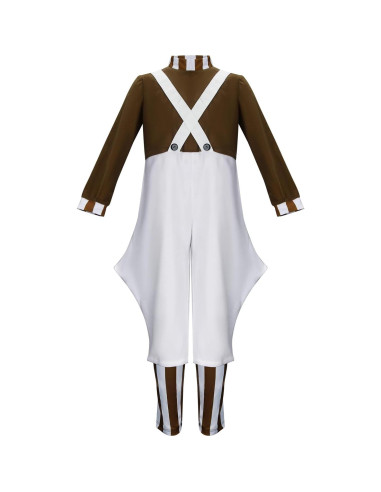 Disfraz de Trabajador de Fábrica de Chocolate Vikidoky