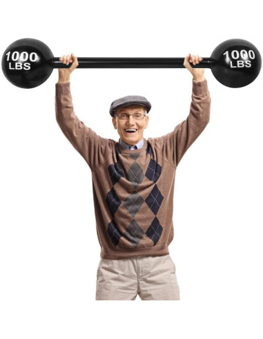 Mancuerna Inflable Gigante EVERMARKET 109 cm Decoración Fiesta