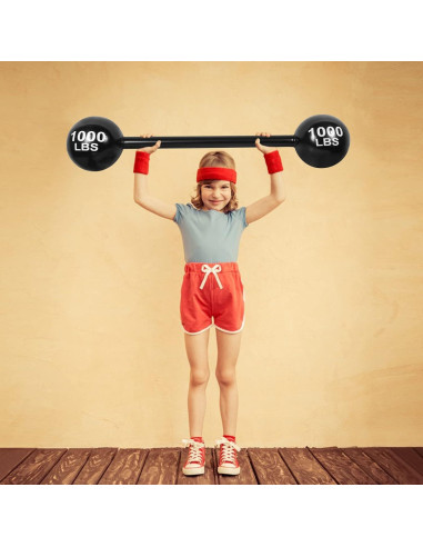 Mancuerna Inflable Gigante EVERMARKET 109 cm Decoración Fiesta