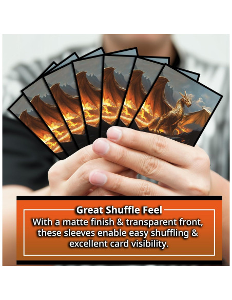 Mangas para Cartas Digital Sorcery Dragón de Bronce 102 Unidades