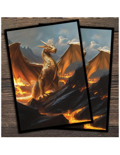 Mangas para Cartas Digital Sorcery Dragón de Bronce 102 Unidades 2
