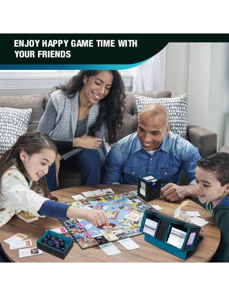 Caja de Deck TiMOVO para Commander 200+ Cartas Negro Cian