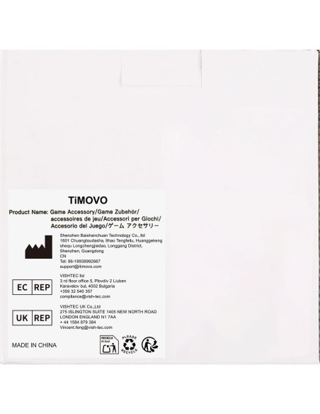 Caja de Deck TiMOVO para Commander 200+ Cartas Negro Cian