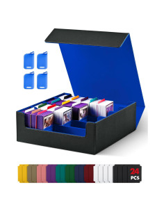 Caja de Almacenamiento de Cartas UAONO 2400+ Divisores Coloridos