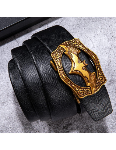 Cinturón Formal Barry.Wang de Cuero Genuino 110 cm