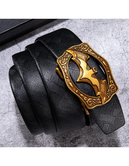 Cinturón Formal Barry.Wang de Cuero Genuino 110 cm