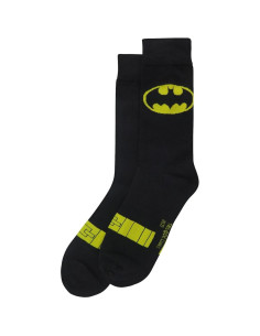 Calcetines Crew Batman Hombre Negro Talla Única 1 Par 2