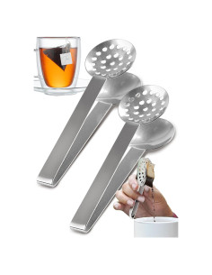 Exprimidor de Bolsas de Té Orblue 2-Pack Acero Inoxidable