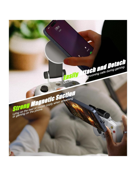 Clip de Montaje Magnético para Controlador Xbox - Plata