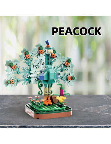 Apostrophe Games Kit de Bloques Aves 900 Piezas 6 Modelos