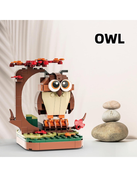 Apostrophe Games Kit de Bloques Aves 900 Piezas 6 Modelos