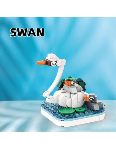 Apostrophe Games Kit de Bloques Aves 900 Piezas 6 Modelos