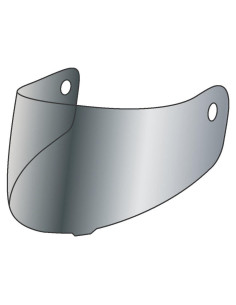 Escudo de Casco AGV AX9 Plata Iridiscente Resistente UV