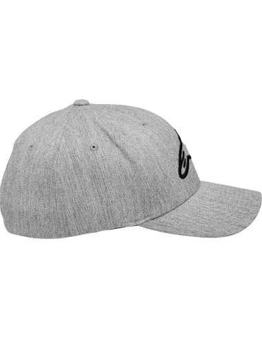 Gorra Flexfit Alpinestars Curva Hombre Negro/Blanco