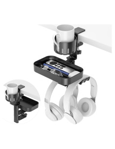 Soporte para Tazas KDD con Ganchos para Auriculares 360