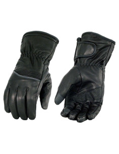Guantes de motocicleta Milwaukee Leather MG7551 Negro Táctiles