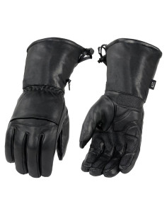 Guantes de Moto Milwaukee Leather SH292 Cuero Impermeable