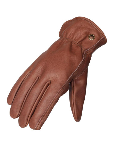 Guantes de trabajo de cuero marrón retro NN101L unisex