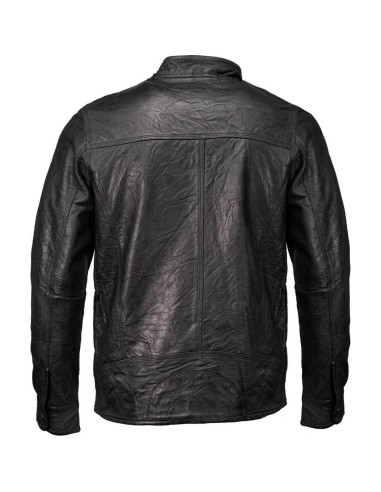 Chaqueta de moto Milwaukee Leather SFM1866 cuero negro