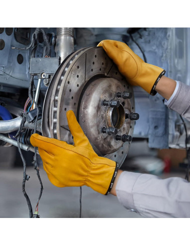 Guantes de Trabajo ANDANDA de Cuero Industrial Medianos