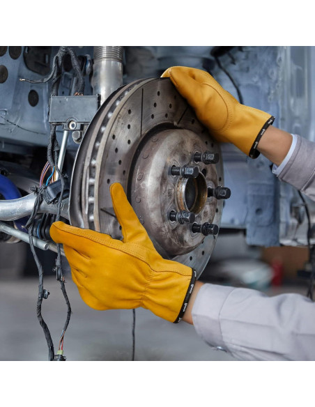 Guantes de Trabajo ANDANDA de Cuero Industrial Medianos
