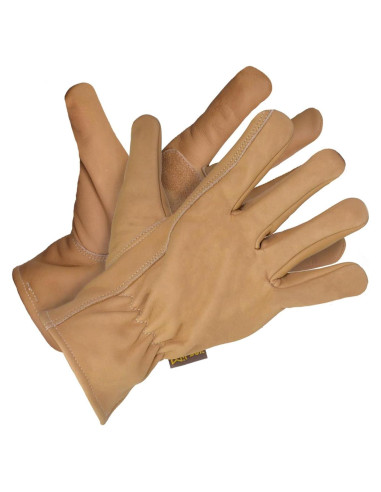 Guantes de Trabajo de Cuero Premium Reforzados para Hombres