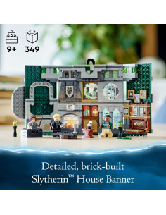 LEGO Banner Casa Slytherin 76410 - Juguete Mural Harry Potter 2