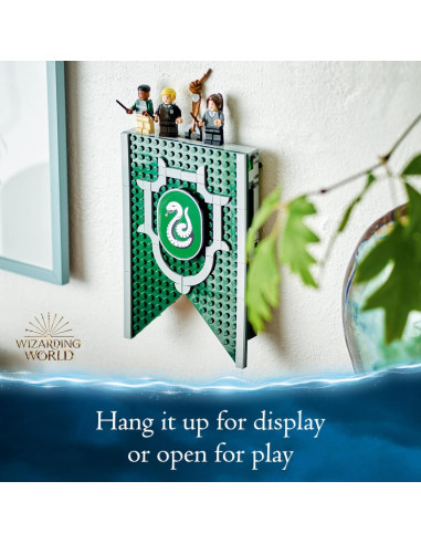 LEGO Banner Casa Slytherin 76410 - Juguete Mural Harry Potter