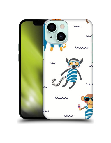 Funda Dura Animales de Playa Haroulita para iPhone 13 Mini