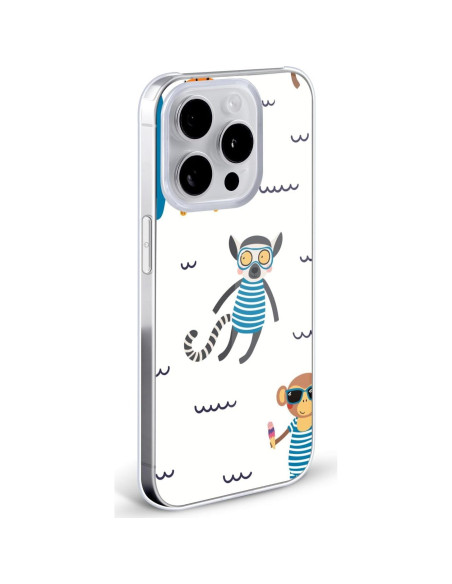 Funda Dura Animales de Playa Haroulita para iPhone 13 Mini
