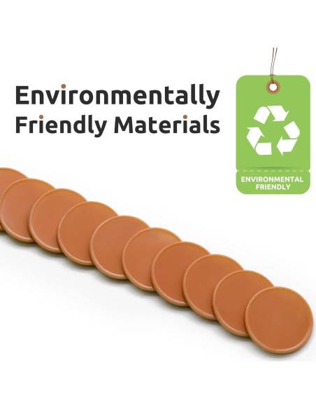 Juego de 100 Fichas de Plástico para Aprendizaje 25 mm