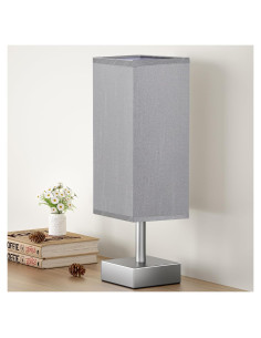 Lámpara de Mesa Aooshine Gris Minimalista 32.5 cm