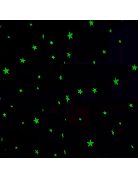 Cortinas Transparentes Eimilaly 160 cm con Estrellas Brillantes