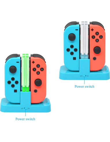 Cargador Rápido FastSnail para Joy-Con y Pro Controller Switch