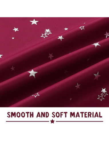 Cortinas Blackout PrinceDeco 2 Paneles 132x160 cm Estrellas