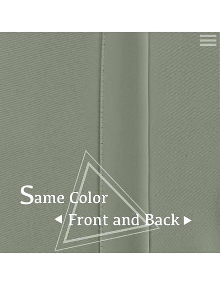 Cortinas Blackout Turquoize 2 Paneles 42x54 cm Hierba Marina