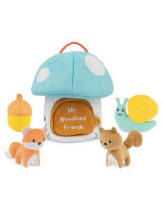 Set de Juego de Peluche GUND Mis Amigos del Bosque 5 Piezas