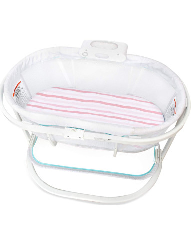 Sábanas para Cuna Biloban 2 Piezas Algodón Rosa Corazón