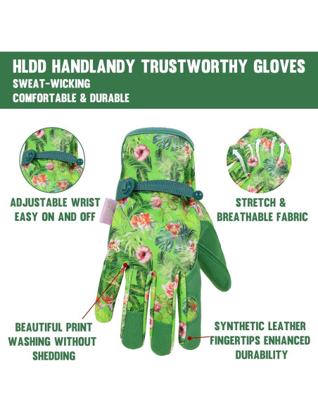 Guantes de trabajo HLDD HANDLANDY para mujeres - Jardinería