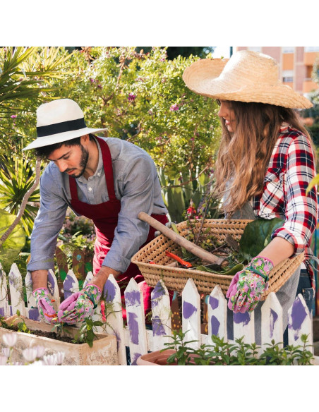 Guantes de Trabajo HLDD HANDLANDY para Mujeres - Jardinería y Mecánica