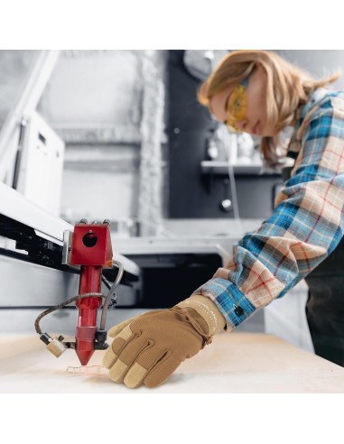 Guantes de Trabajo HLDD HANDLANDY para Mujeres - Cuero y Transpirables