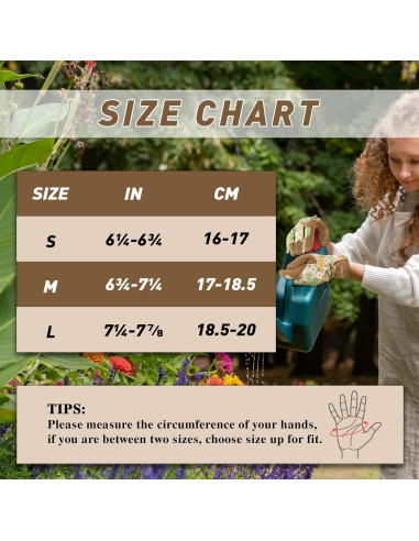 Guantes de trabajo HLDD HANDLANDY para mujeres - Jardinería