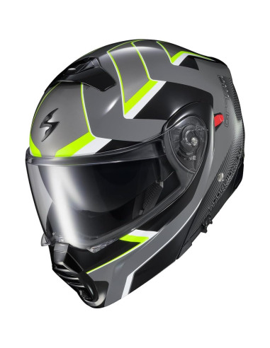 Casco Modular ScorpionEXO GT930 Gris/Hi-Viz Mediano