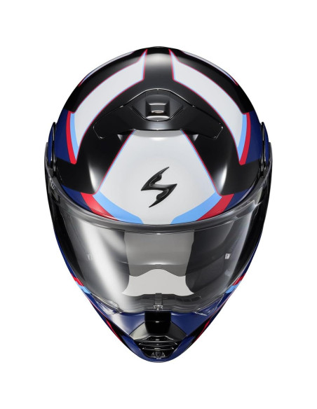 Casco Modular ScorpionEXO GT930 Azul/Rojo Extra Grande