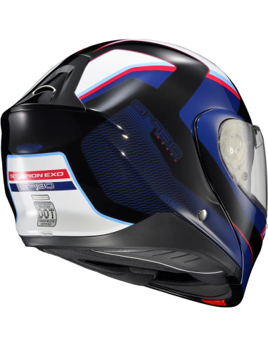 Casco Modular ScorpionEXO GT930 Azul/Rojo Extra Grande