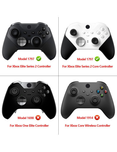 Carcasa Frontal eXtremeRate Fibra de Carbono Xbox Elite 2